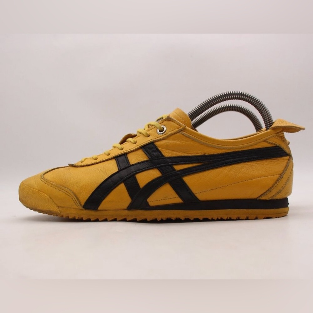 Onitsuka Tiger by Asics Men's Yellow and Black Sneakers - Picture 2 of 7